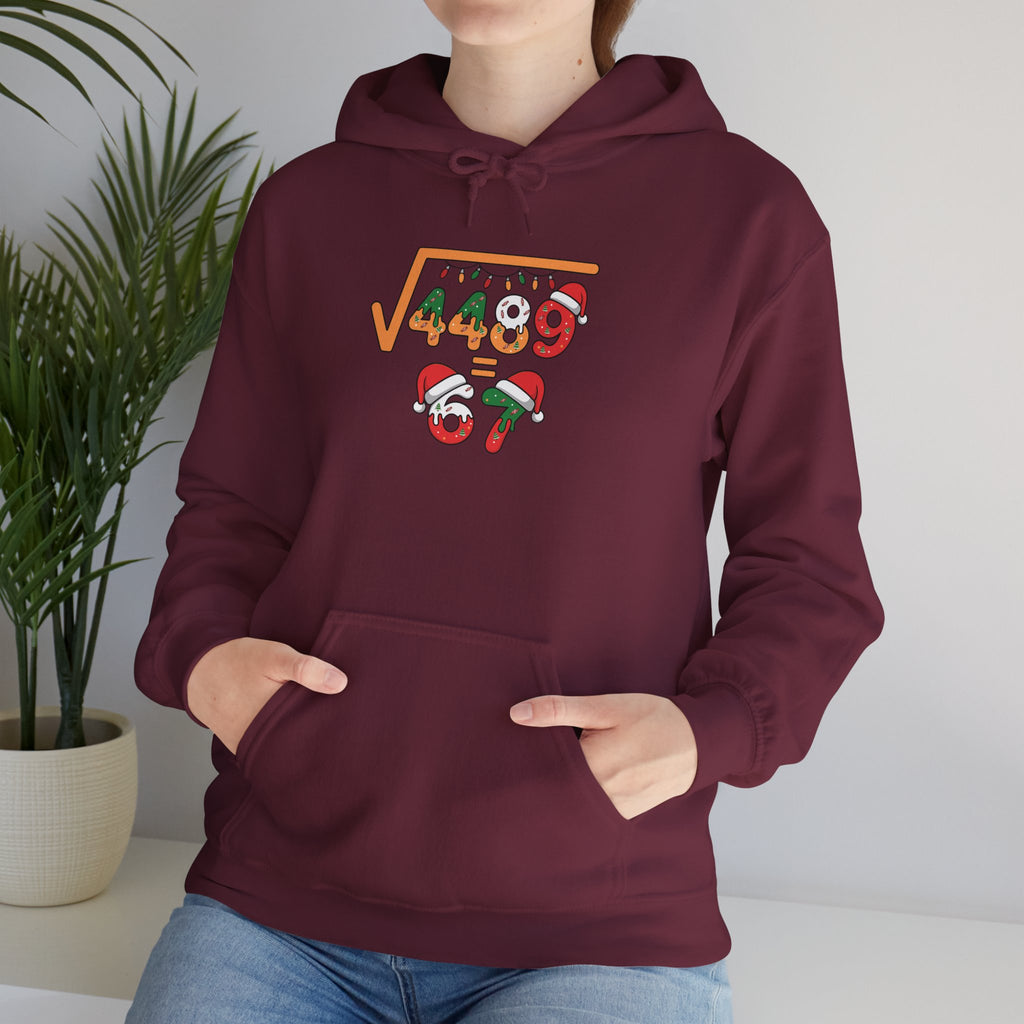 Math Holiday Hoodie with Fun Design