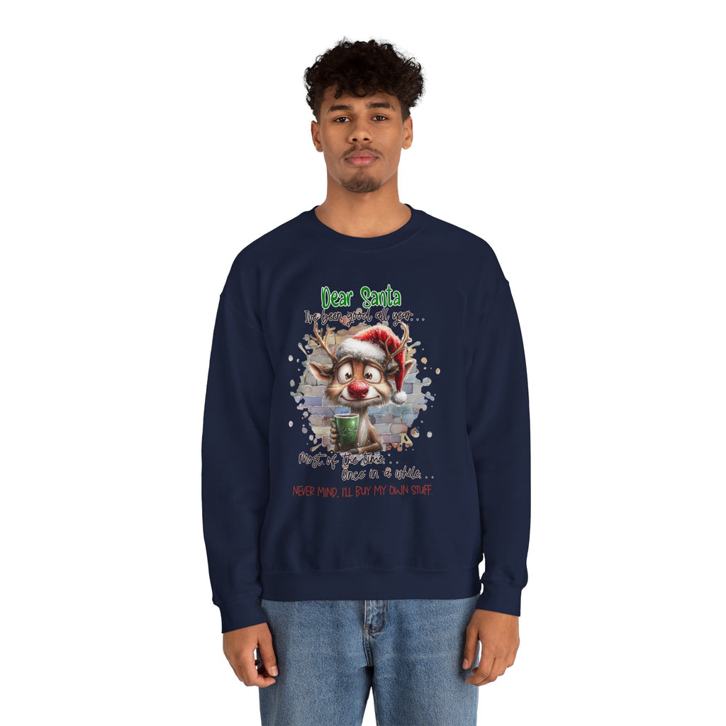 Dear Santa Crewneck Sweatshirt for the Holiday Season