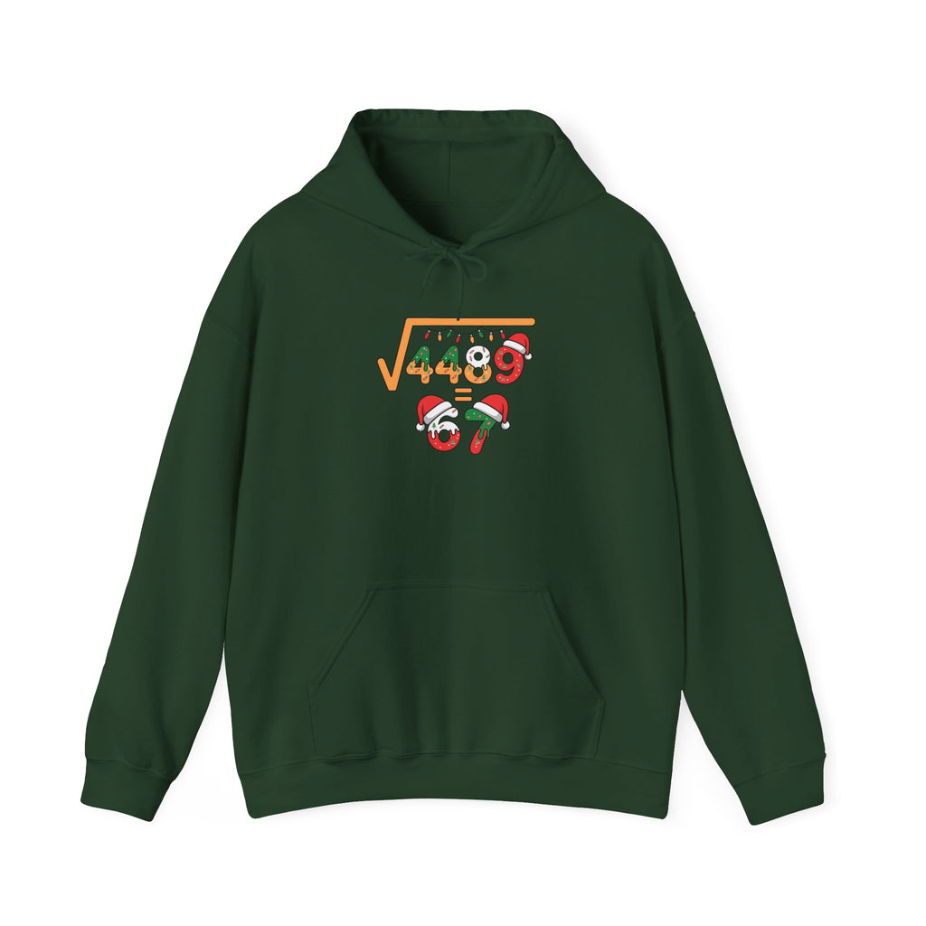 Math Holiday Hoodie with Fun Design