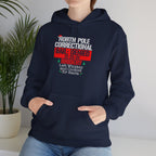 North Pole Correctional Hoodie - Holiday Humor Sweatshirt