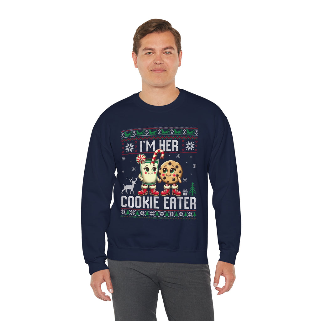 Cute Holiday Cookie Eater Sweatshirt