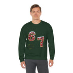 Retro Floral Number Sweatshirt