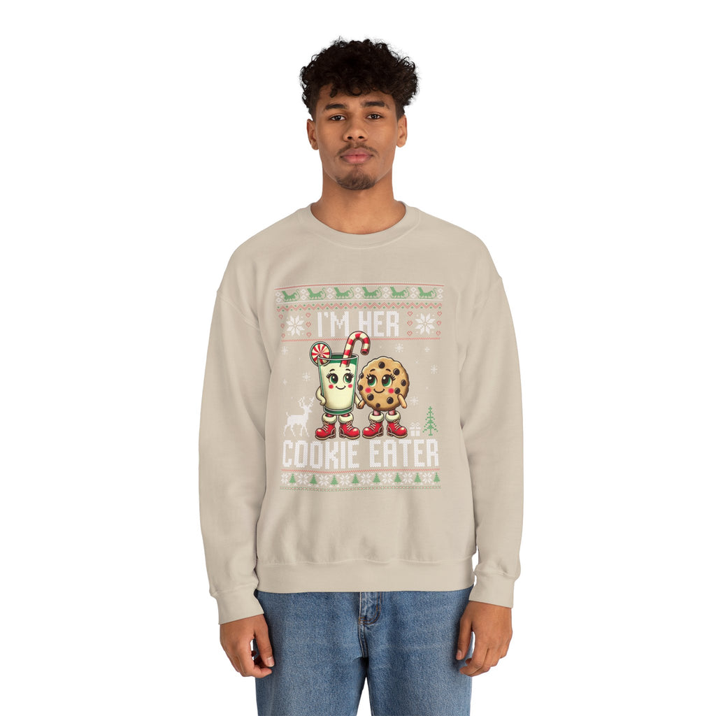 Cute Holiday Cookie Eater Sweatshirt