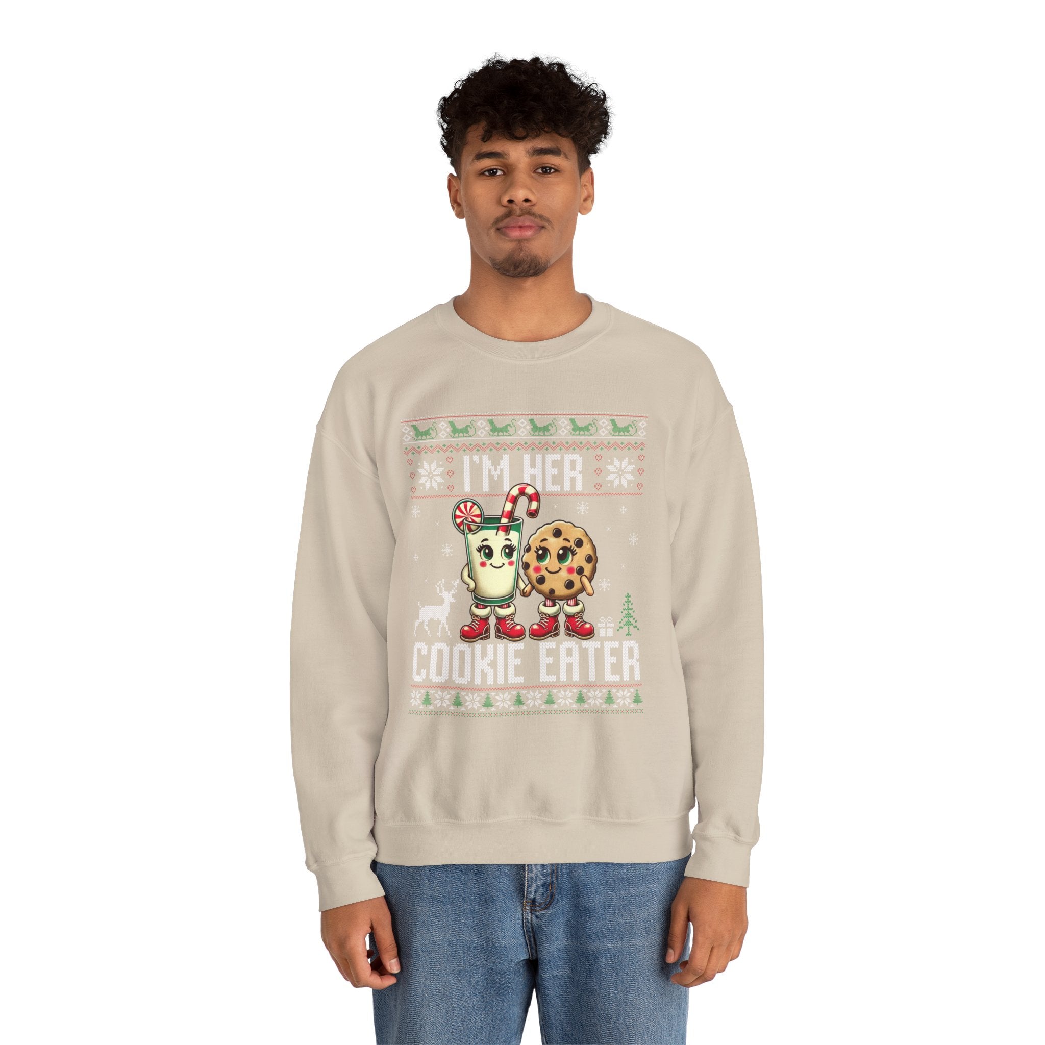Cute Holiday Cookie Eater Sweatshirt