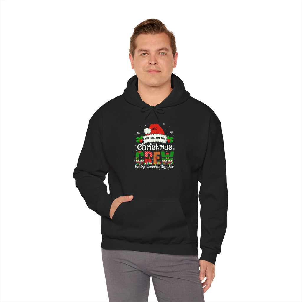 Christmas Crew Hoodie - "Making Memories Together" Holiday Sweatshirt