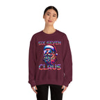 Retro Santa Claus Crewneck Sweatshirt - Six Seven Claus