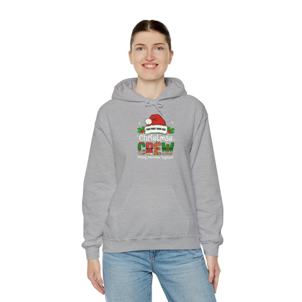 Christmas Crew Hoodie - "Making Memories Together" Holiday Sweatshirt