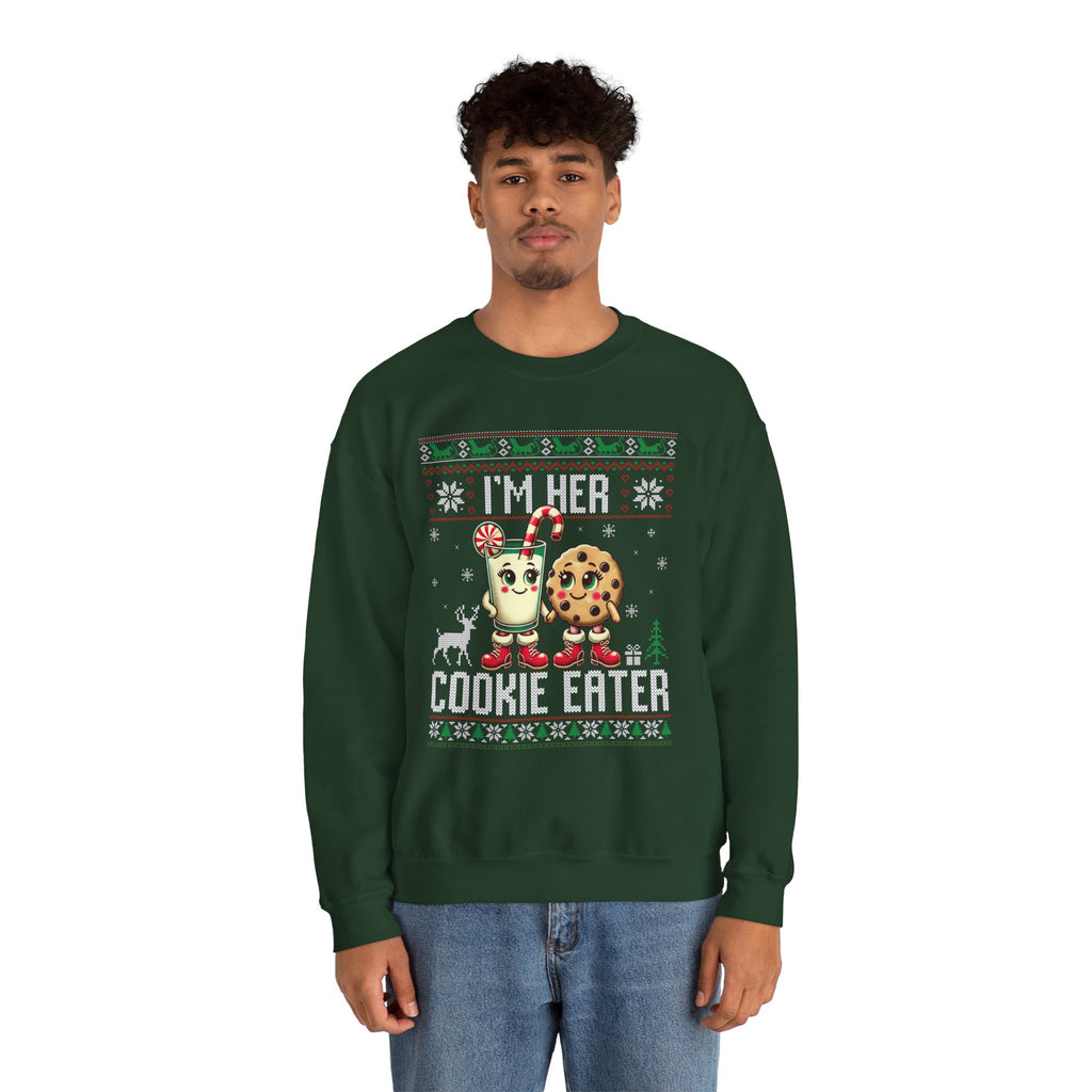Cute Holiday Cookie Eater Sweatshirt