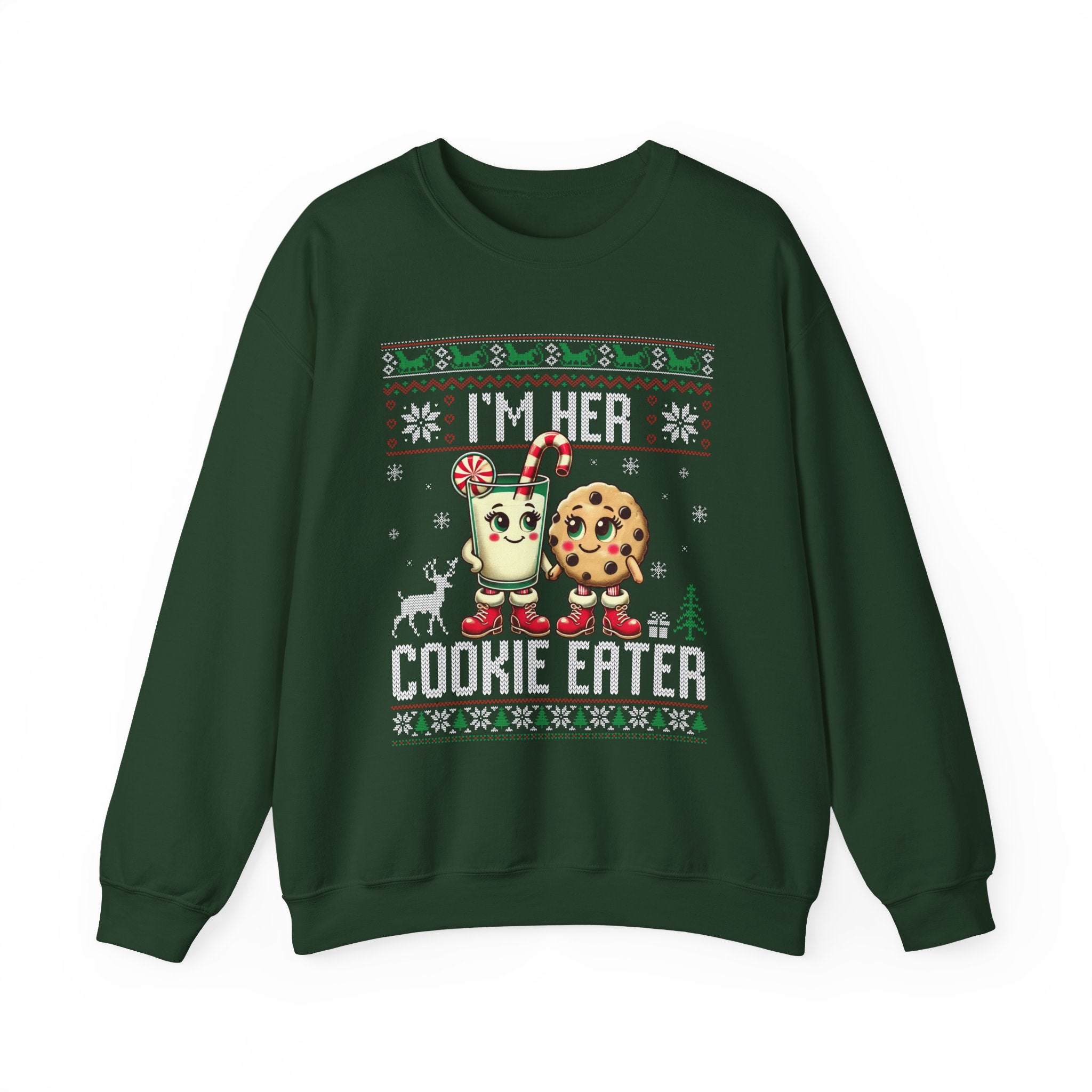 Cute Holiday Cookie Eater Sweatshirt