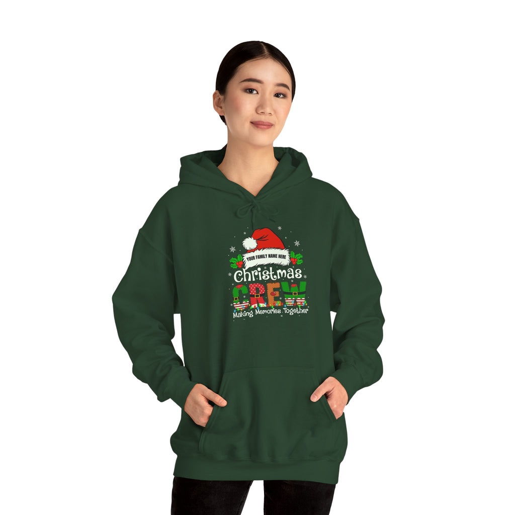 Christmas Crew Hoodie - "Making Memories Together" Holiday Sweatshirt