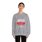 North Pole Correctional Crewneck Sweatshirt - Caught Impersonating Santa