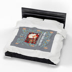Personalized Christmas Santa Plush Blanket — 'Your Family Name Here' | Family Christmas 2025