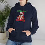 Funny Santa Hooded Sweatshirt