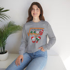 Christmas Math Crewneck Sweatshirt with Holiday Fun Design