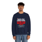Funny Christmas Sweatshirt - North Pole Correctional "Bail Denied" Design