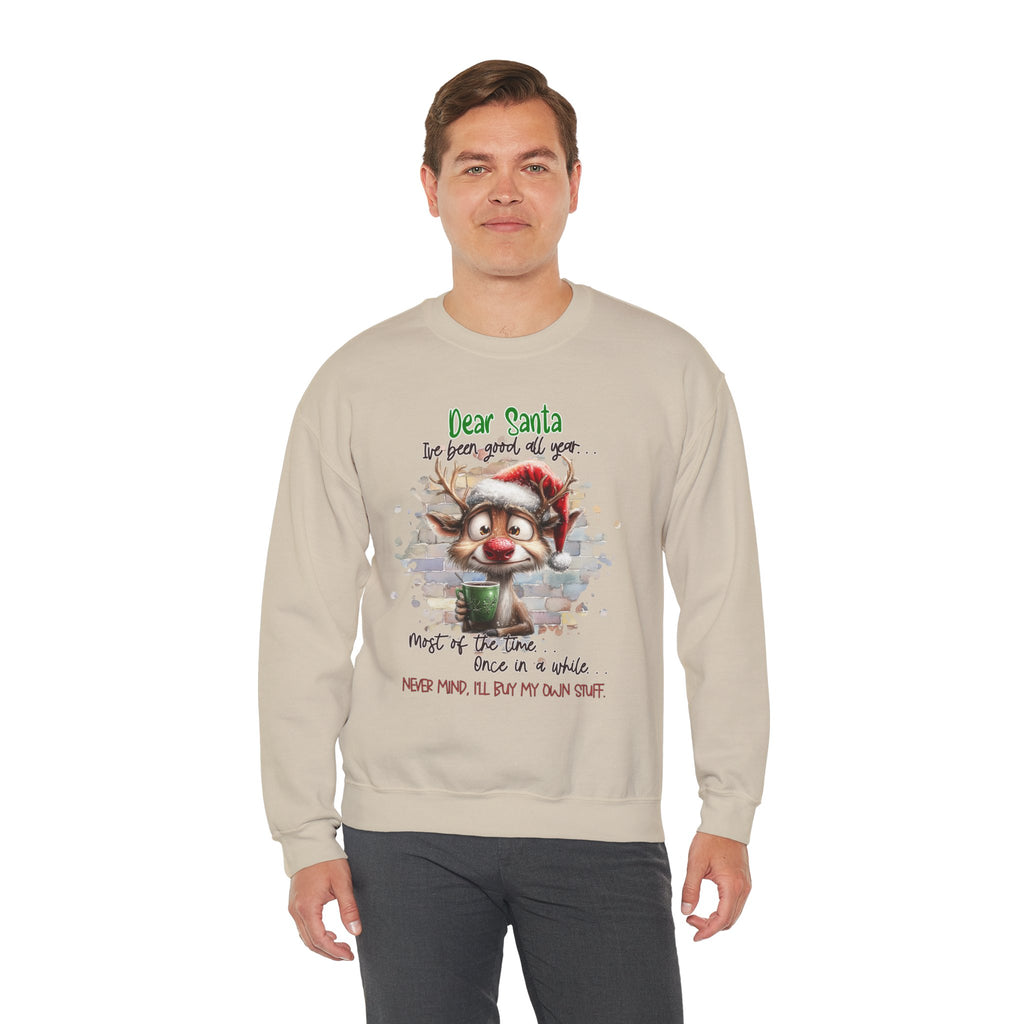 Dear Santa Crewneck Sweatshirt for the Holiday Season