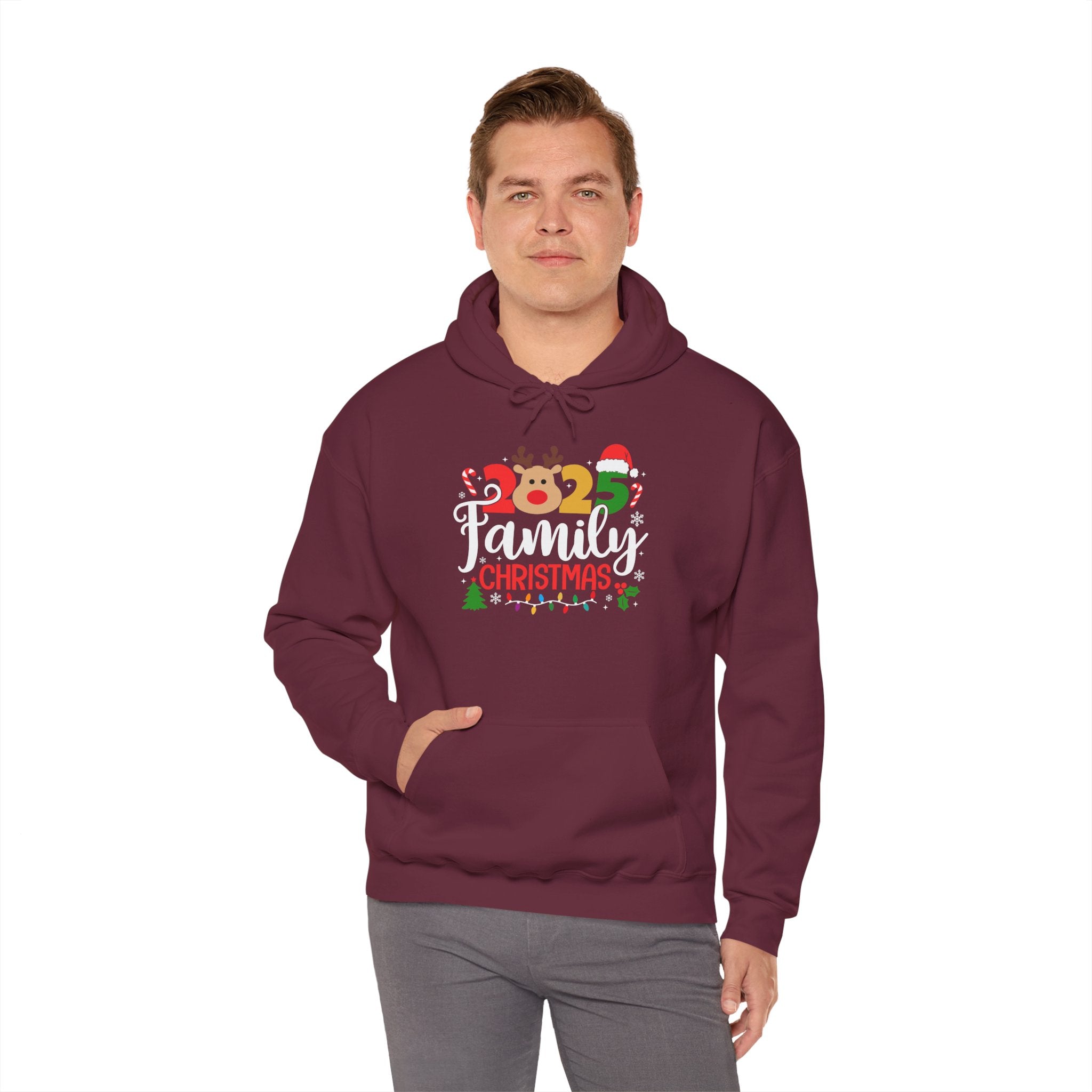 2025 Family Christmas Hoodie – Festive Holiday Reunion Sweatshirt