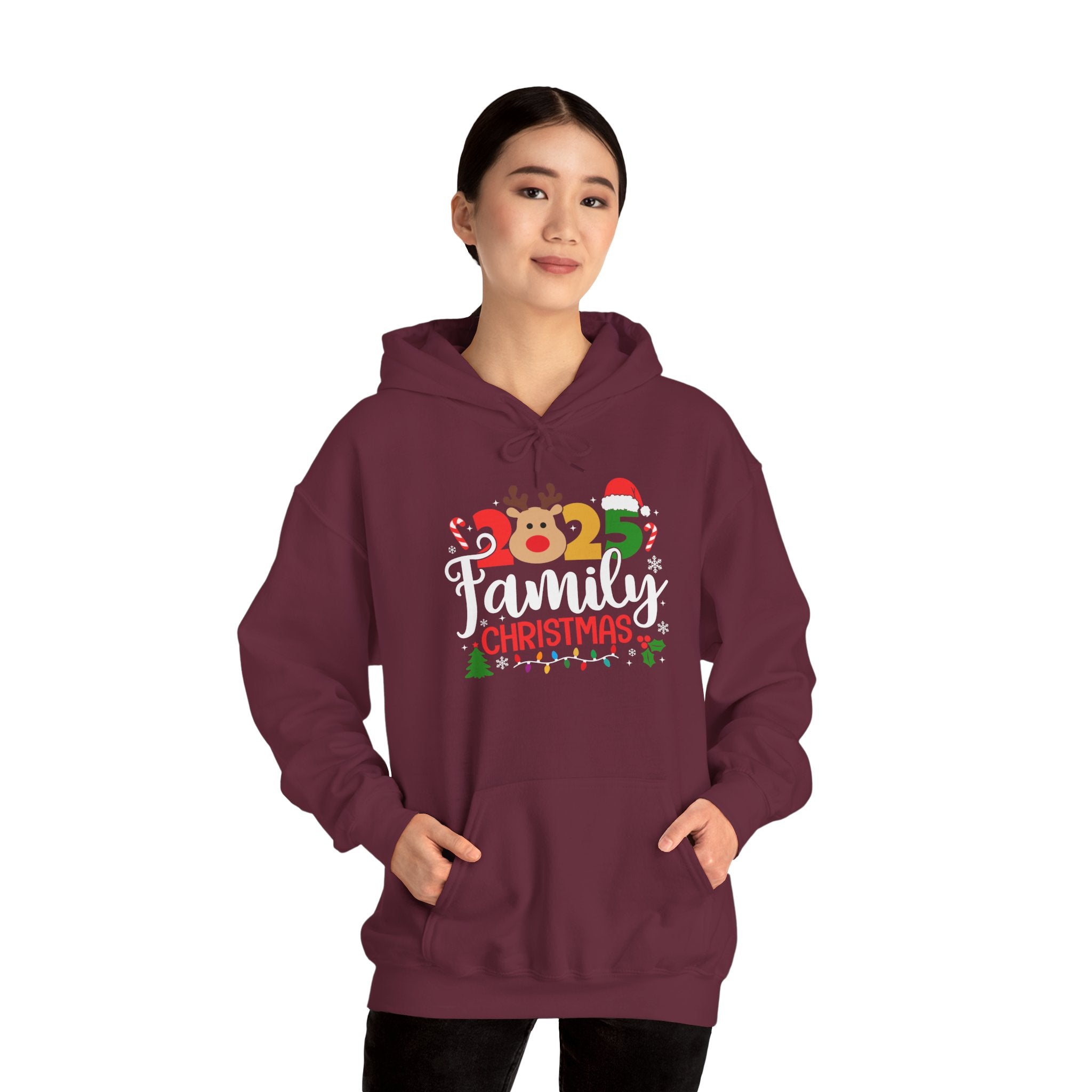 2025 Family Christmas Hoodie – Festive Holiday Reunion Sweatshirt