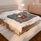 Personalized Christmas Santa Plush Blanket — 'Your Family Name Here' | Family Christmas 2025