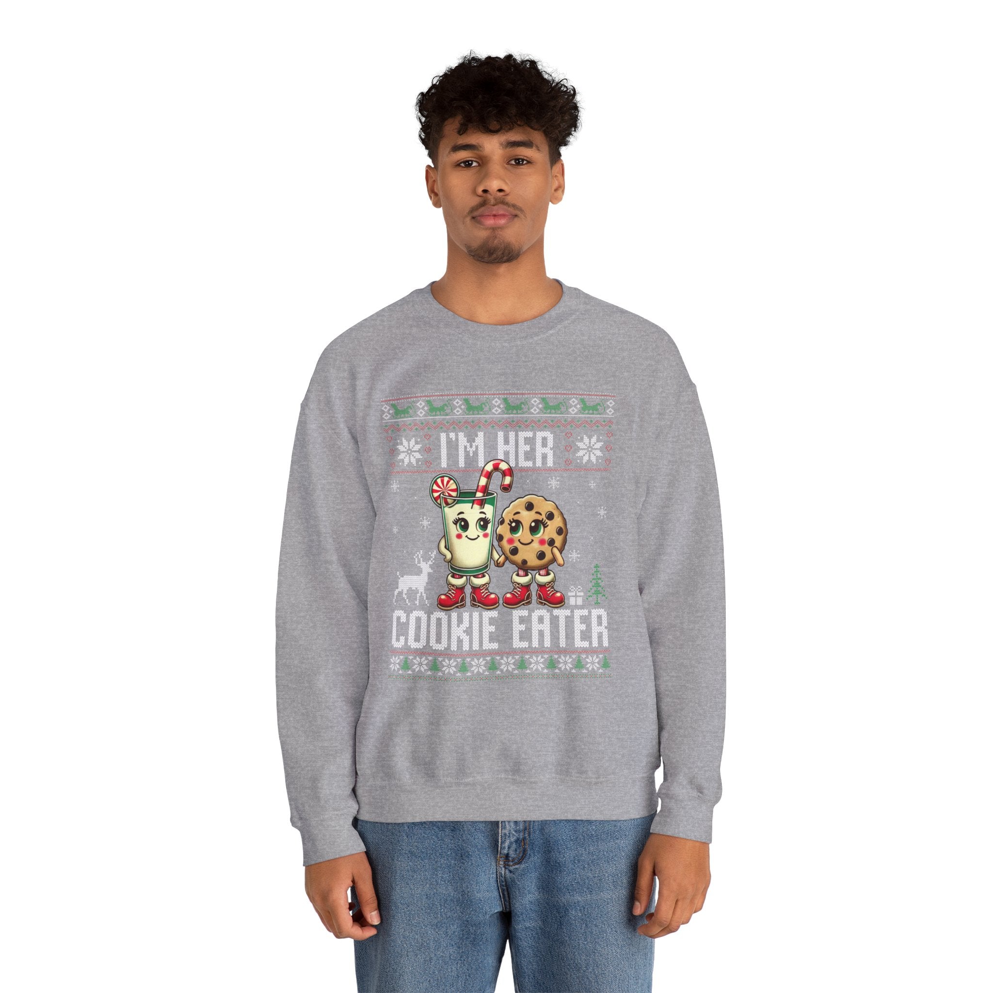 Cute Holiday Cookie Eater Sweatshirt