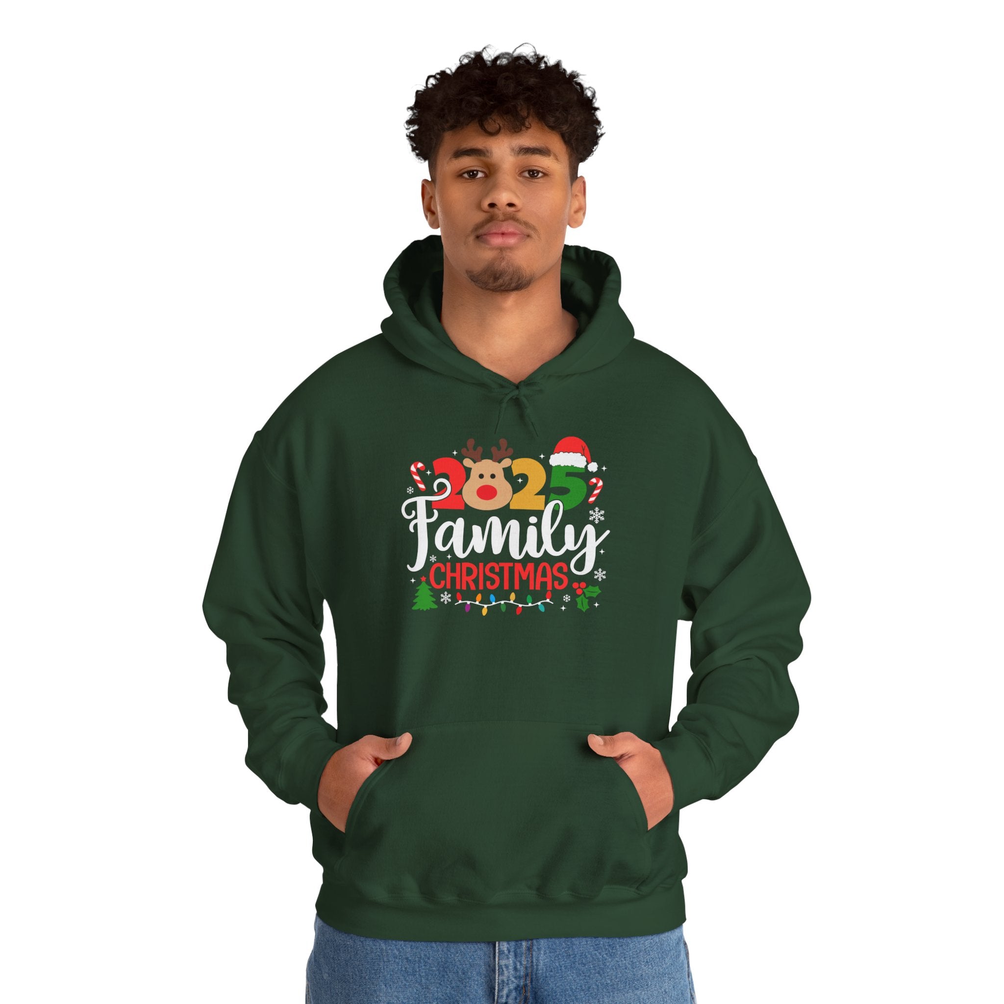2025 Family Christmas Hoodie – Festive Holiday Reunion Sweatshirt