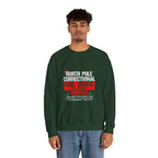 North Pole Correctional Crewneck Sweatshirt - Funny Holiday Sweatshirt for Christmas Celebrations