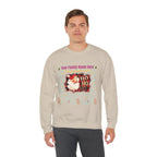 Personalized Santa "HO HO HO" Christmas Sweatshirt — Add Family Name & Year