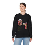 Retro Floral Number Sweatshirt