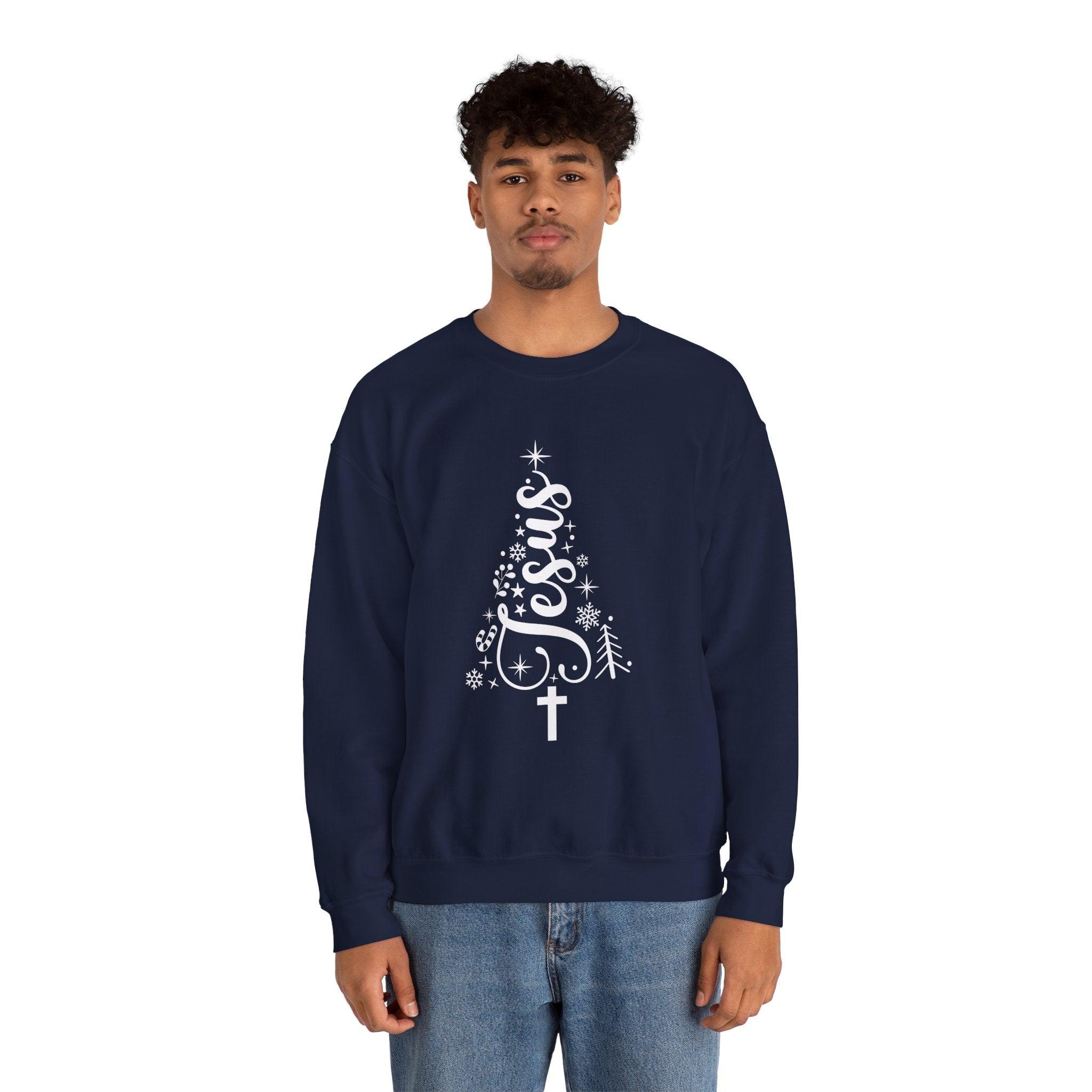 Jesus Christmas Crewneck Sweatshirt