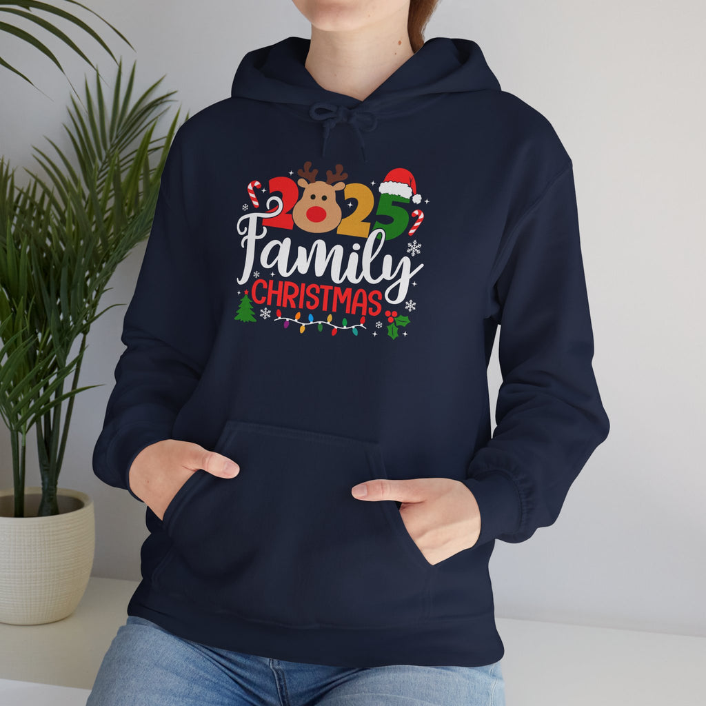 2025 Family Christmas Hoodie – Festive Holiday Reunion Sweatshirt