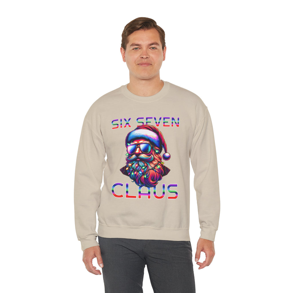 Retro Santa Claus Crewneck Sweatshirt - Six Seven Claus