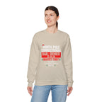 North Pole Correctional Crewneck Sweatshirt - Caught Impersonating Santa
