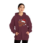 Ho Ho Ho Santa Hat Hoodie — Festive Christmas Pullover