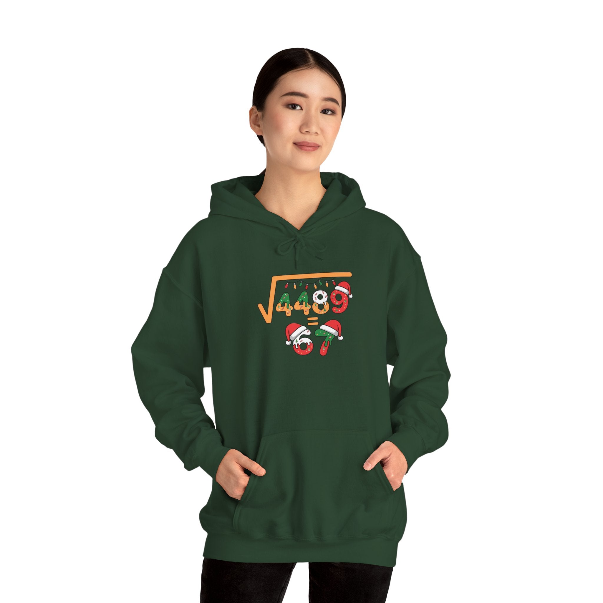 Math Holiday Hoodie with Fun Design