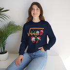 Christmas Math Crewneck Sweatshirt with Holiday Fun Design
