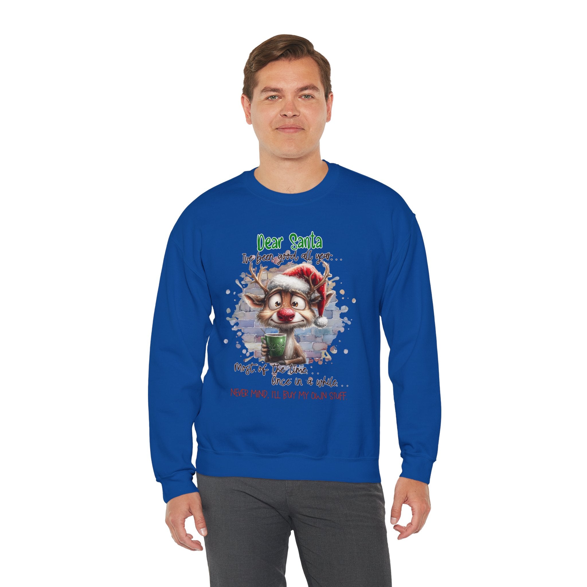 Dear Santa Crewneck Sweatshirt for the Holiday Season