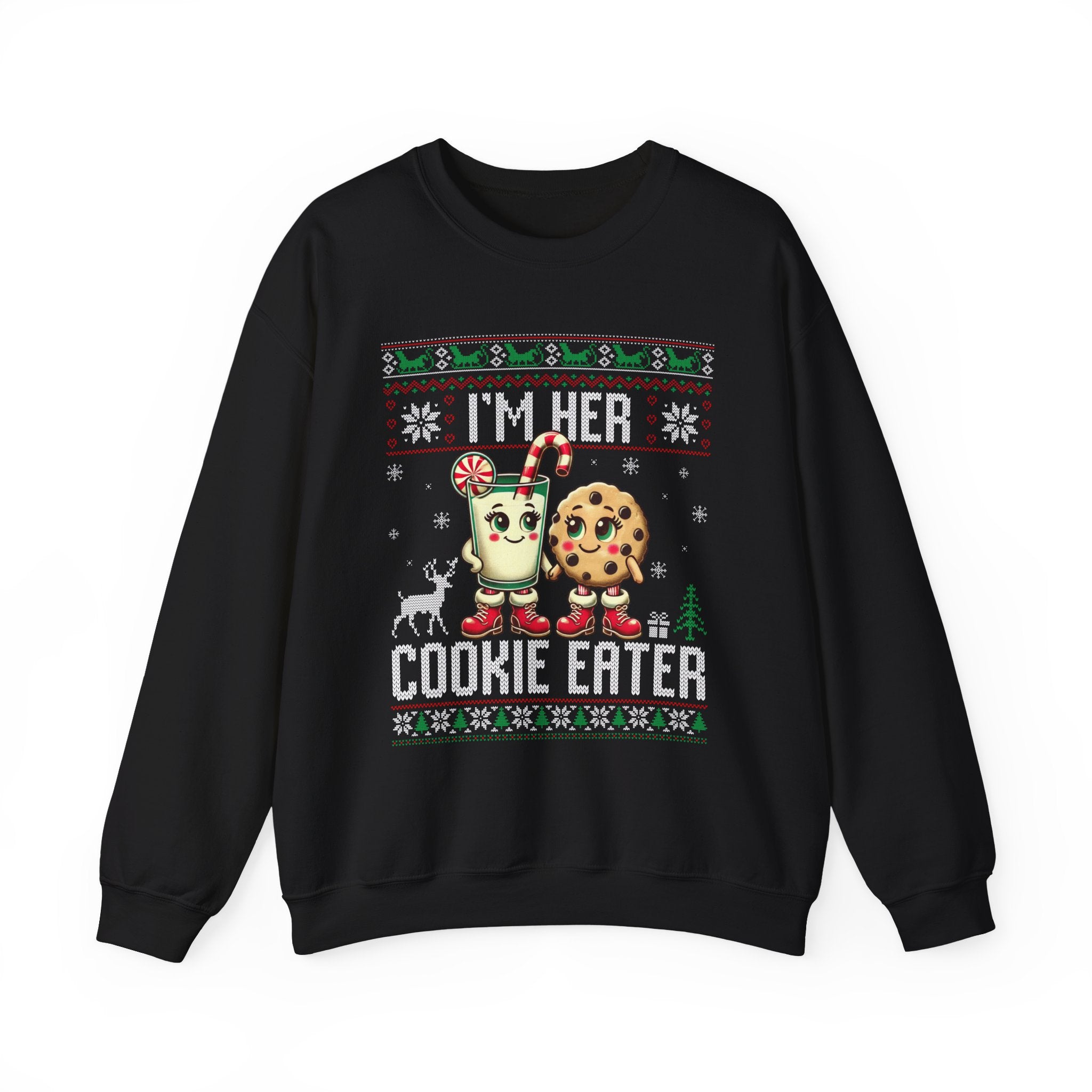 Cute Holiday Cookie Eater Sweatshirt
