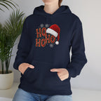 Ho Ho Ho Santa Hat Hoodie — Festive Christmas Pullover