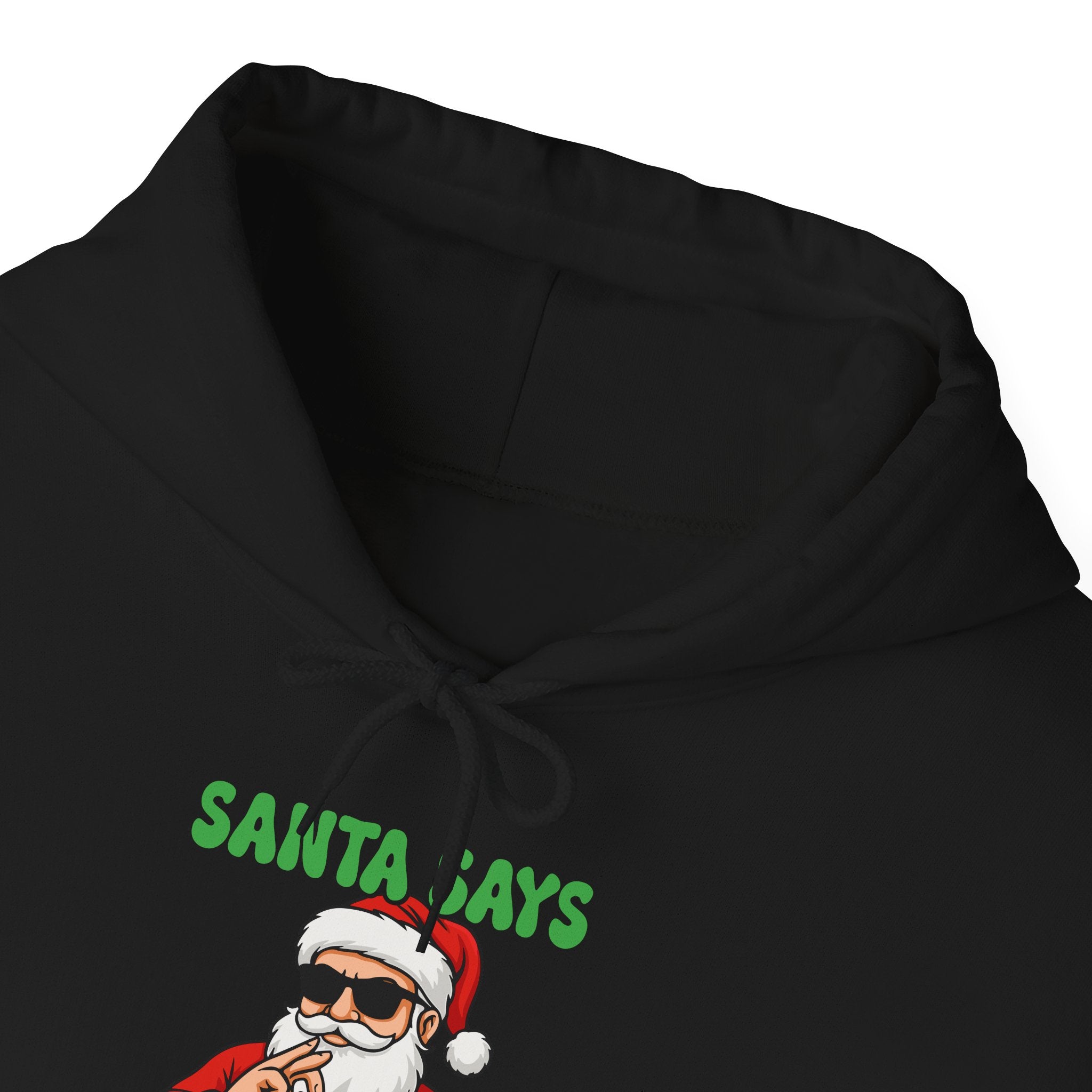 Funny Santa Hooded Sweatshirt