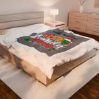 Personalized 2025 Family Christmas Blanket — Custom Name Holiday Plush Throw